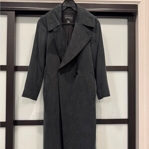 Club Monaco Dark Navy Soft Trench Coat